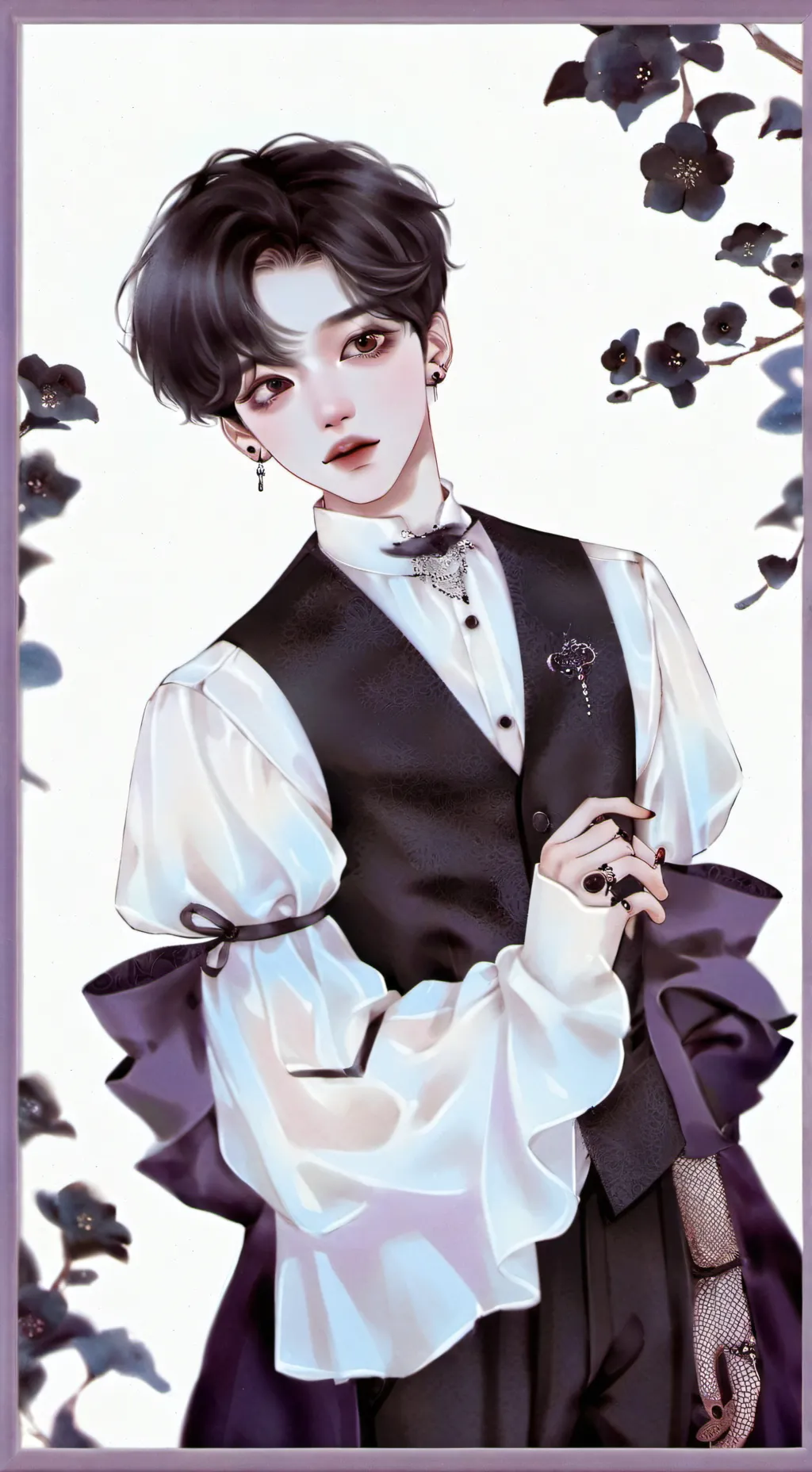 ai character: Damian  background