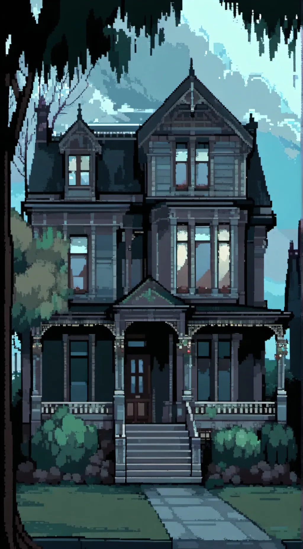 ai character: Count olaf +troop background