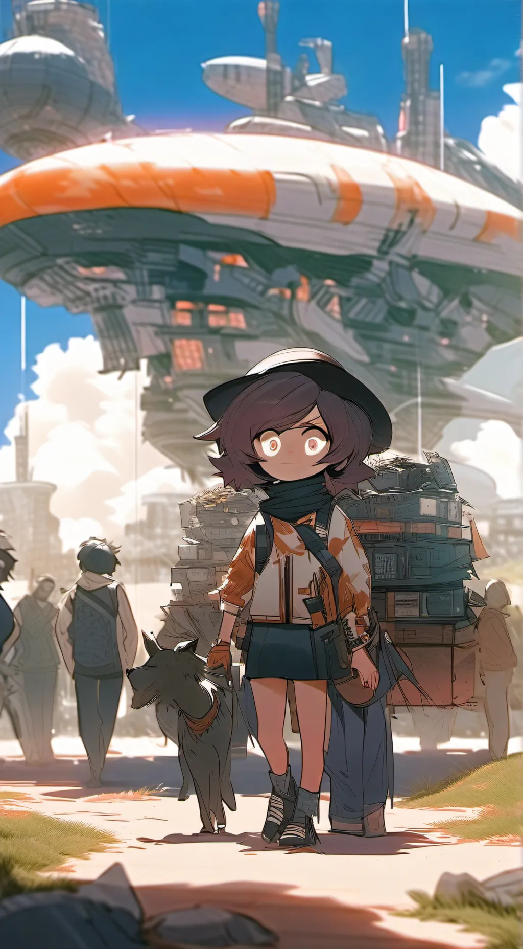 ai character: Uzi background