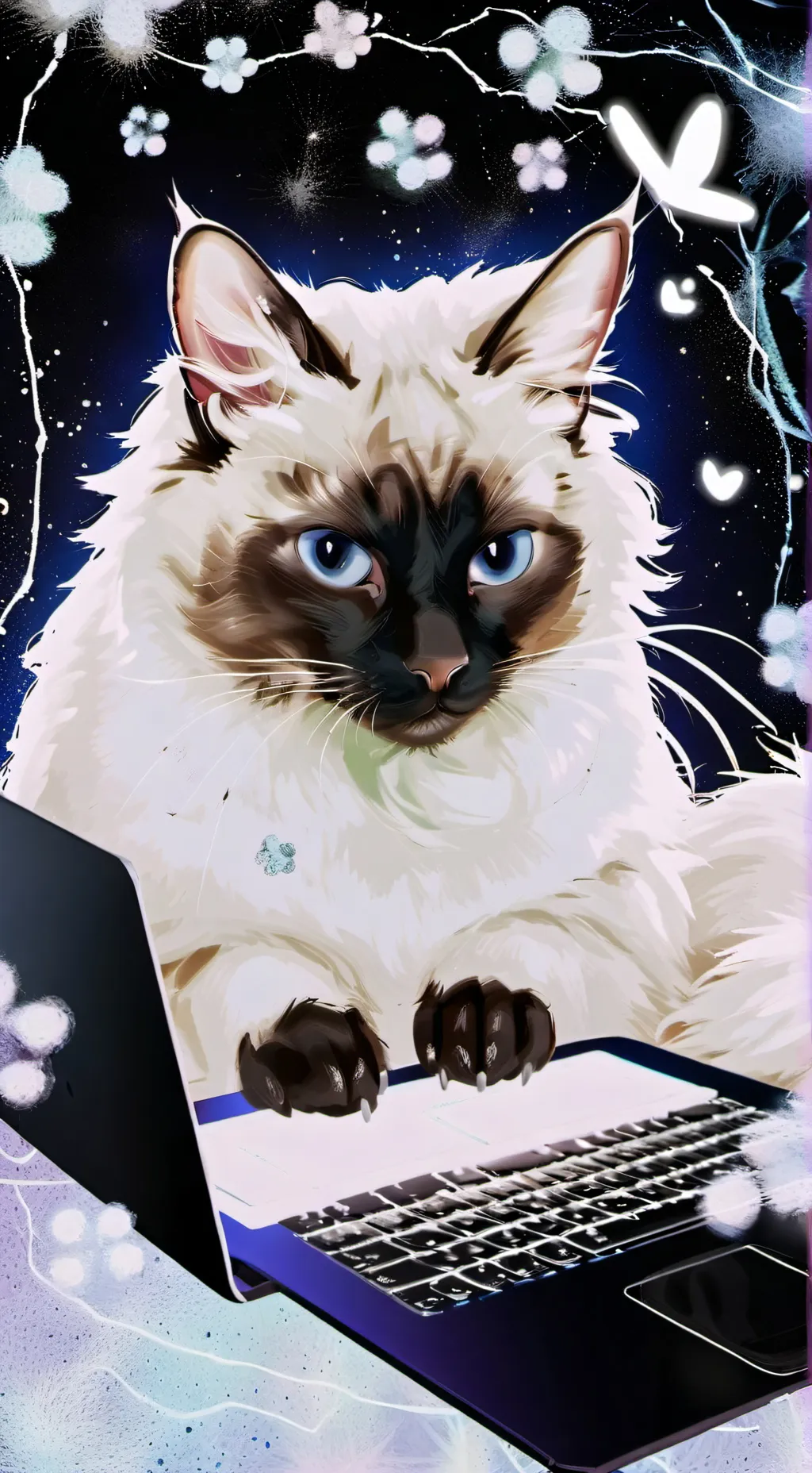 ai character: Pixel background