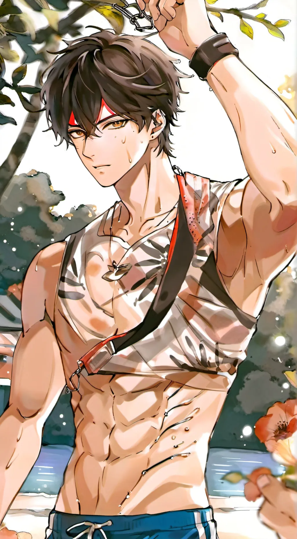 ai character: Léo  background