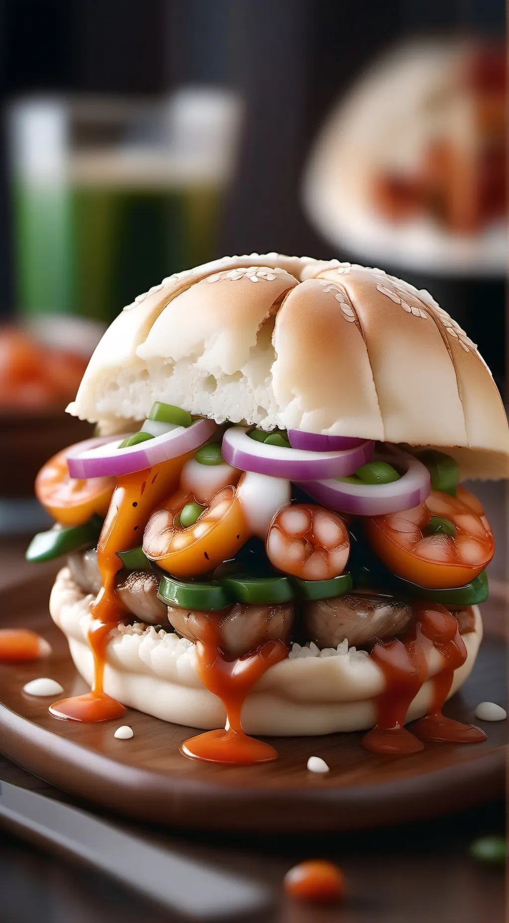 ai character: shrimpo de temul background