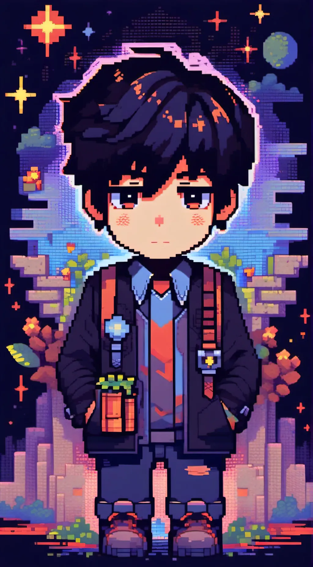 ai character: Theminecraftmovie! background