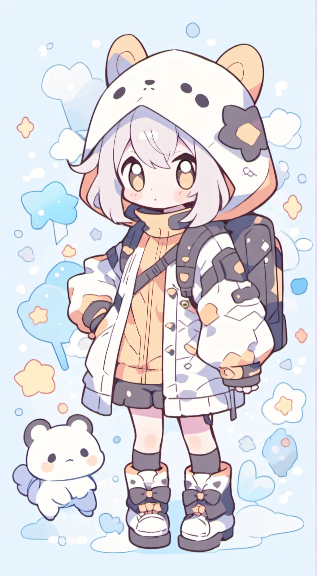 ai character: My sadness… background