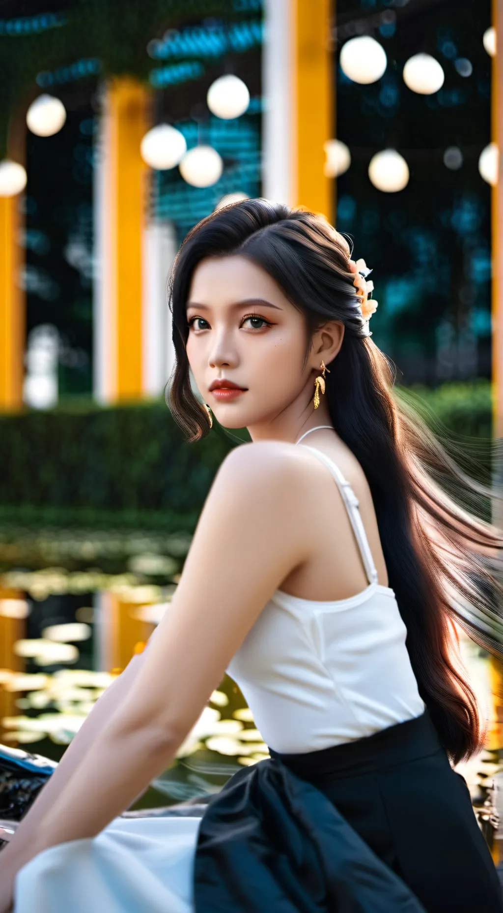 ai character: Elara voss background