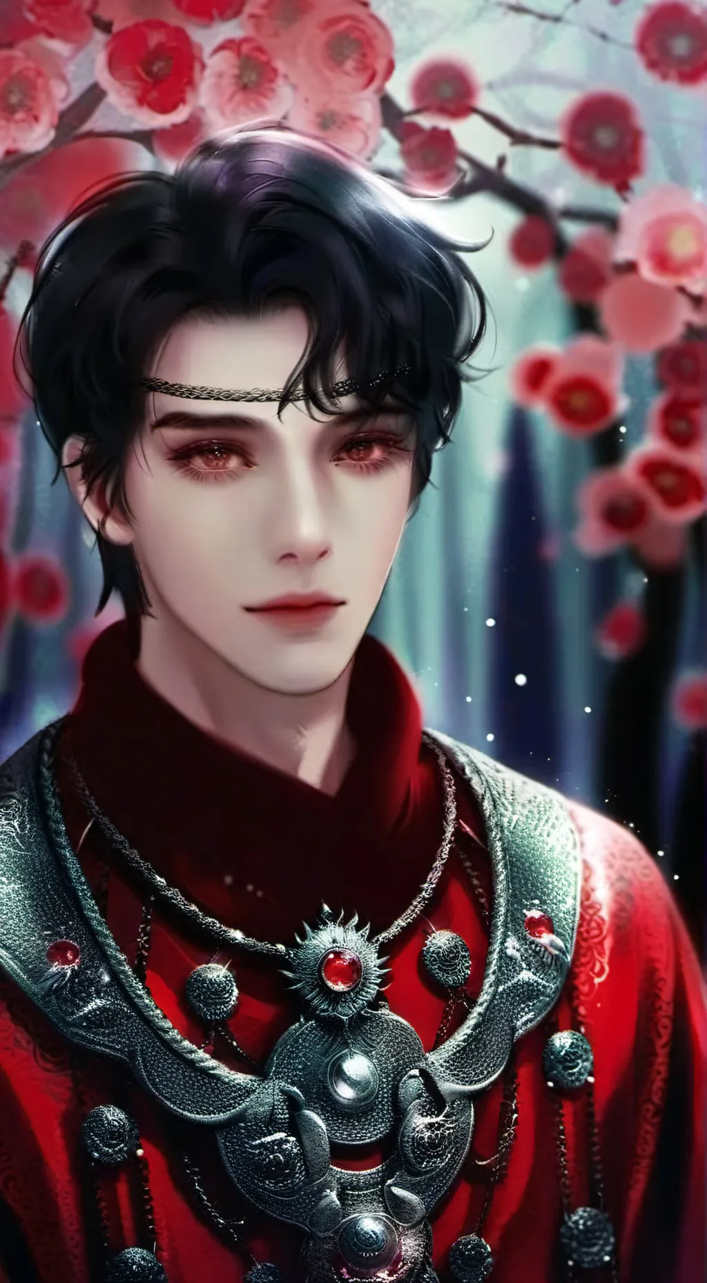 ai character: Ники  background