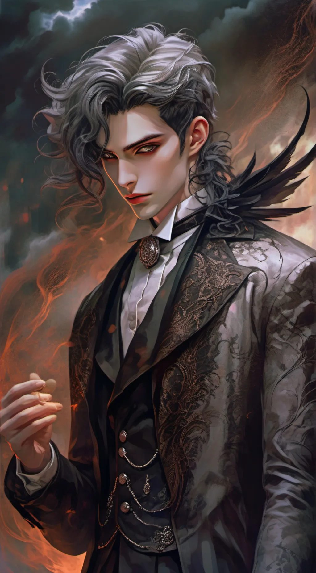 ai character: Corvin Thrones background