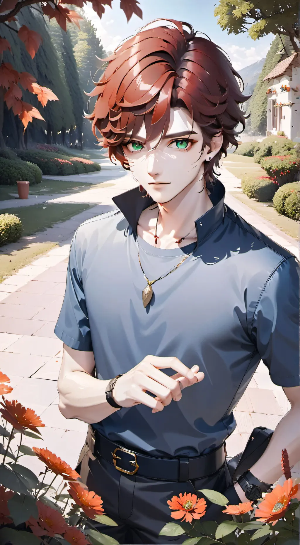 ai character: Charlie Lun Smith background