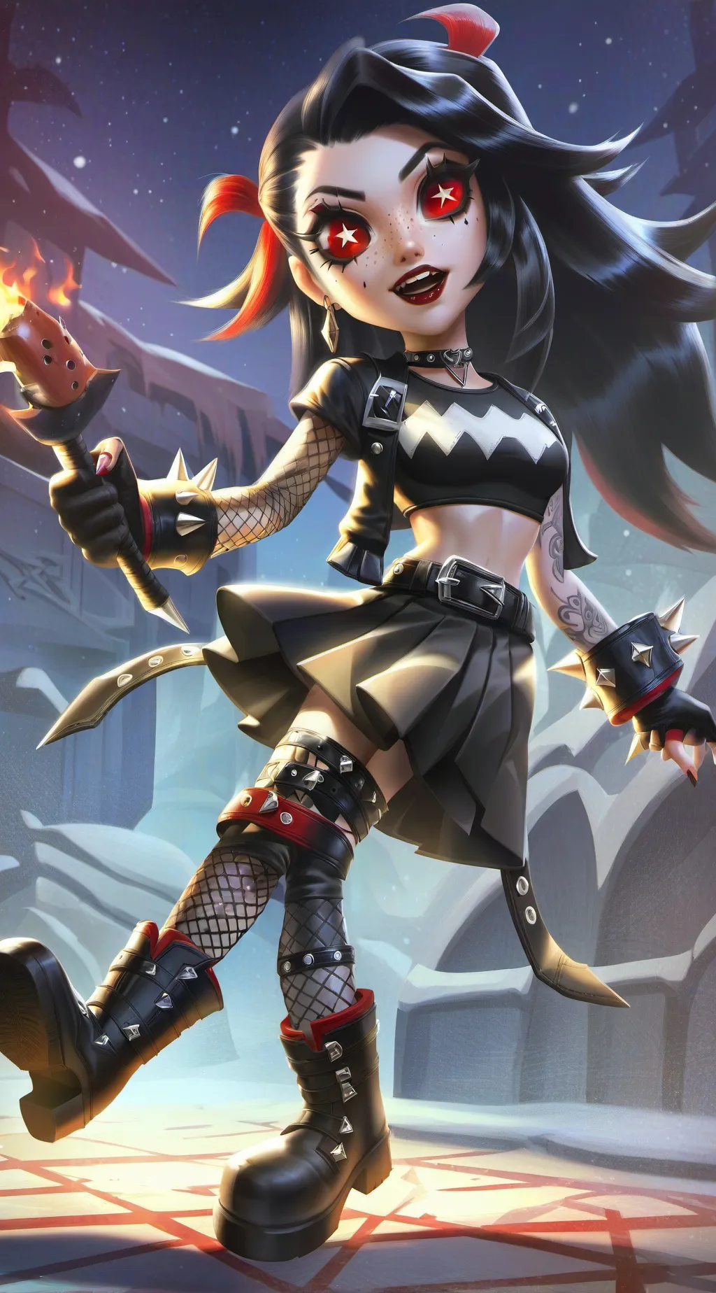 ai character: abbie snaps background