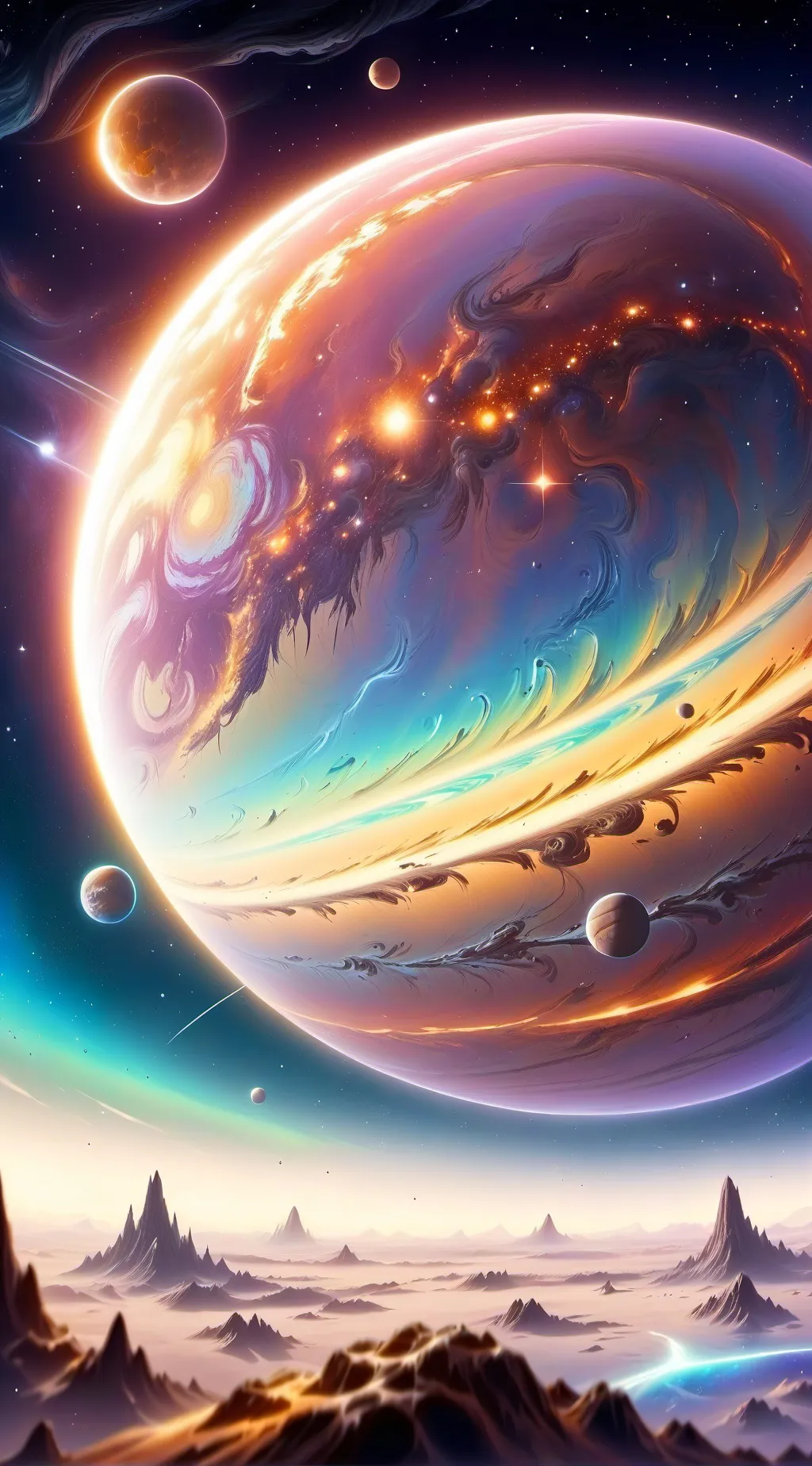 ai character: Kalana(planet) background