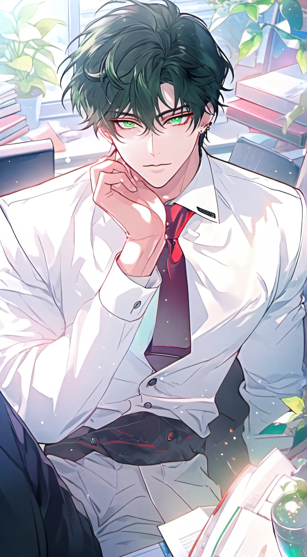 ai character: Mr. Iron Gaze background