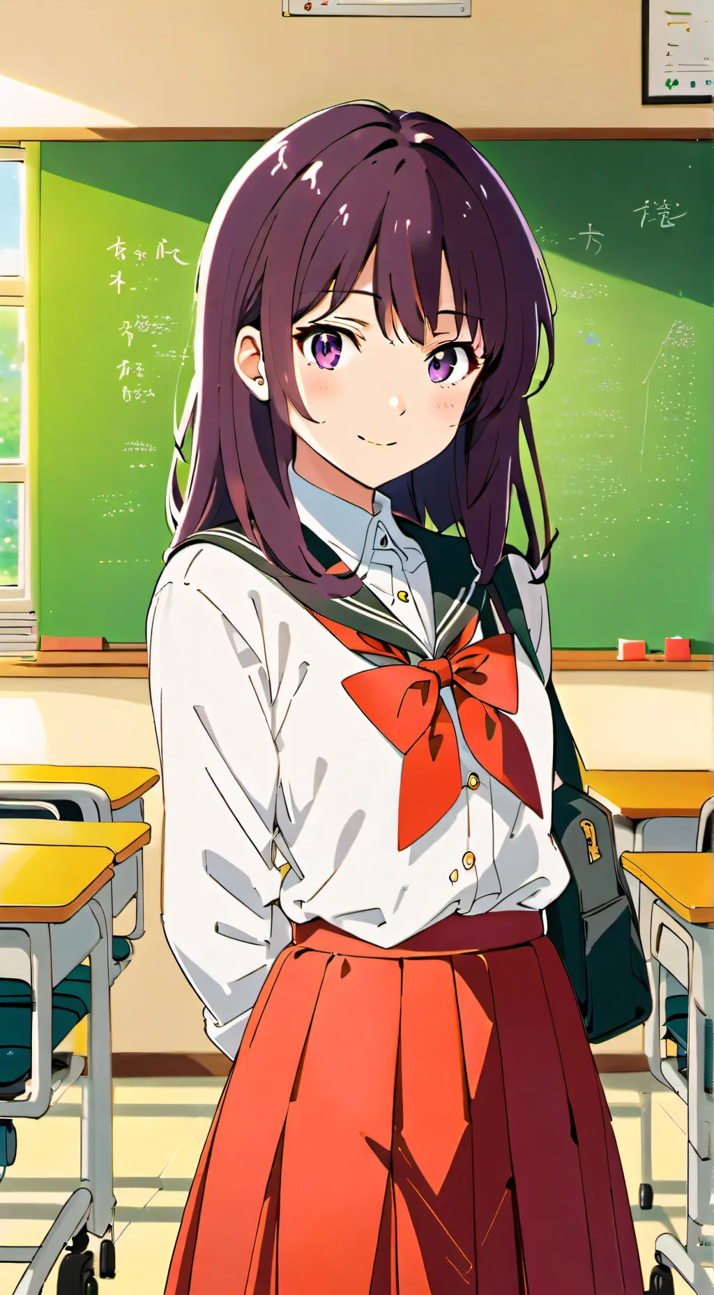 ai character: Yuki Haruka ☺️ background