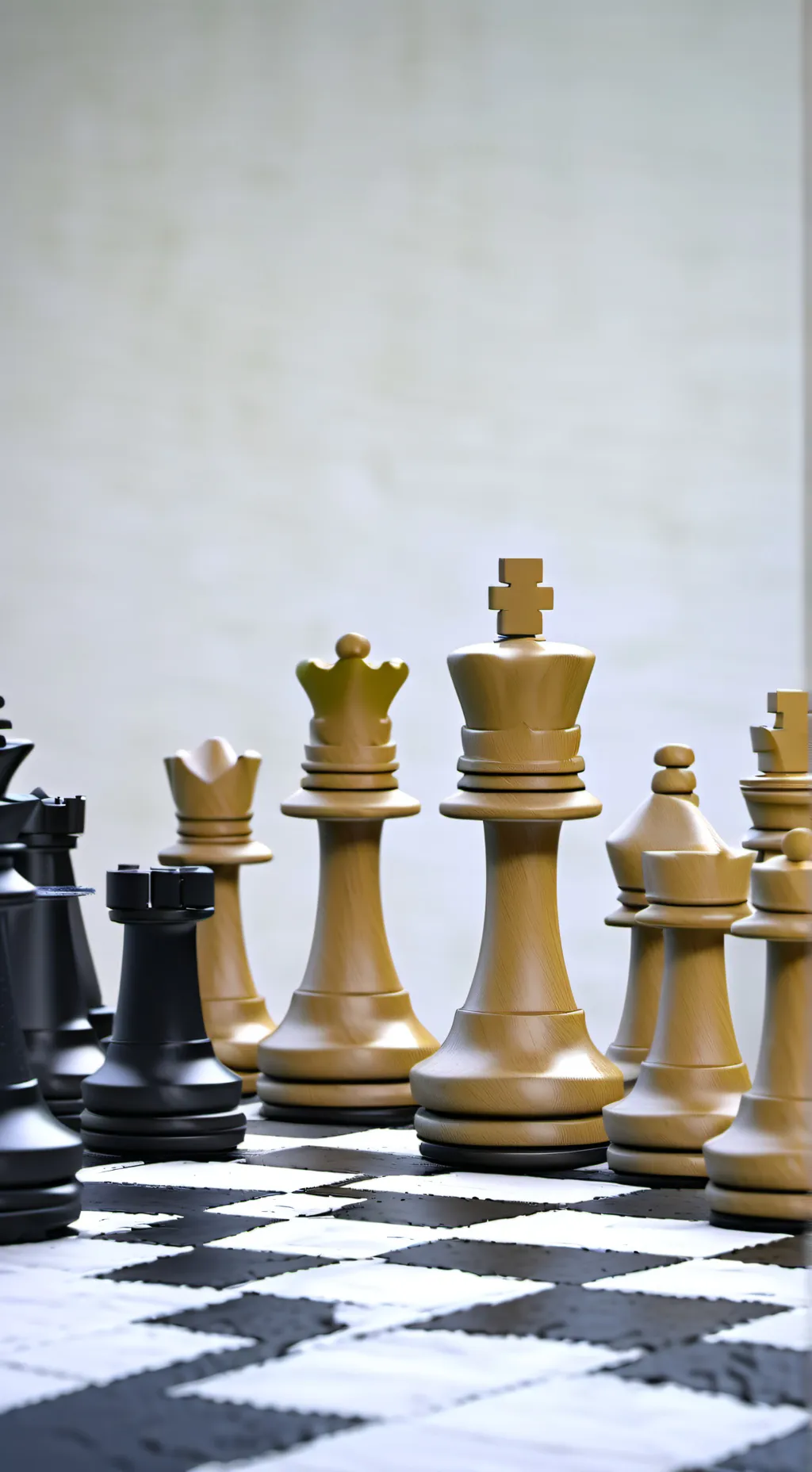 ai character: *actual chess* background