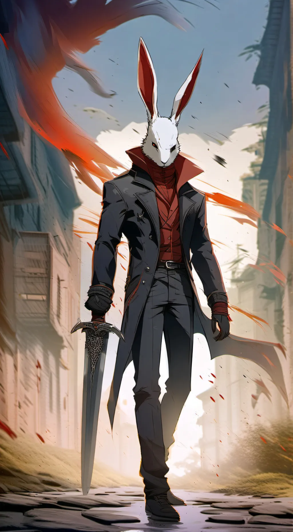 ai character: Rabbit background