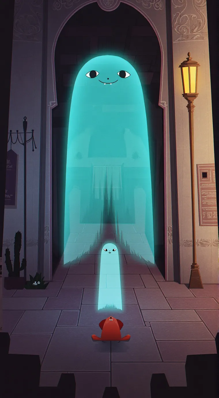 ai character: OWAKCX long tongue background