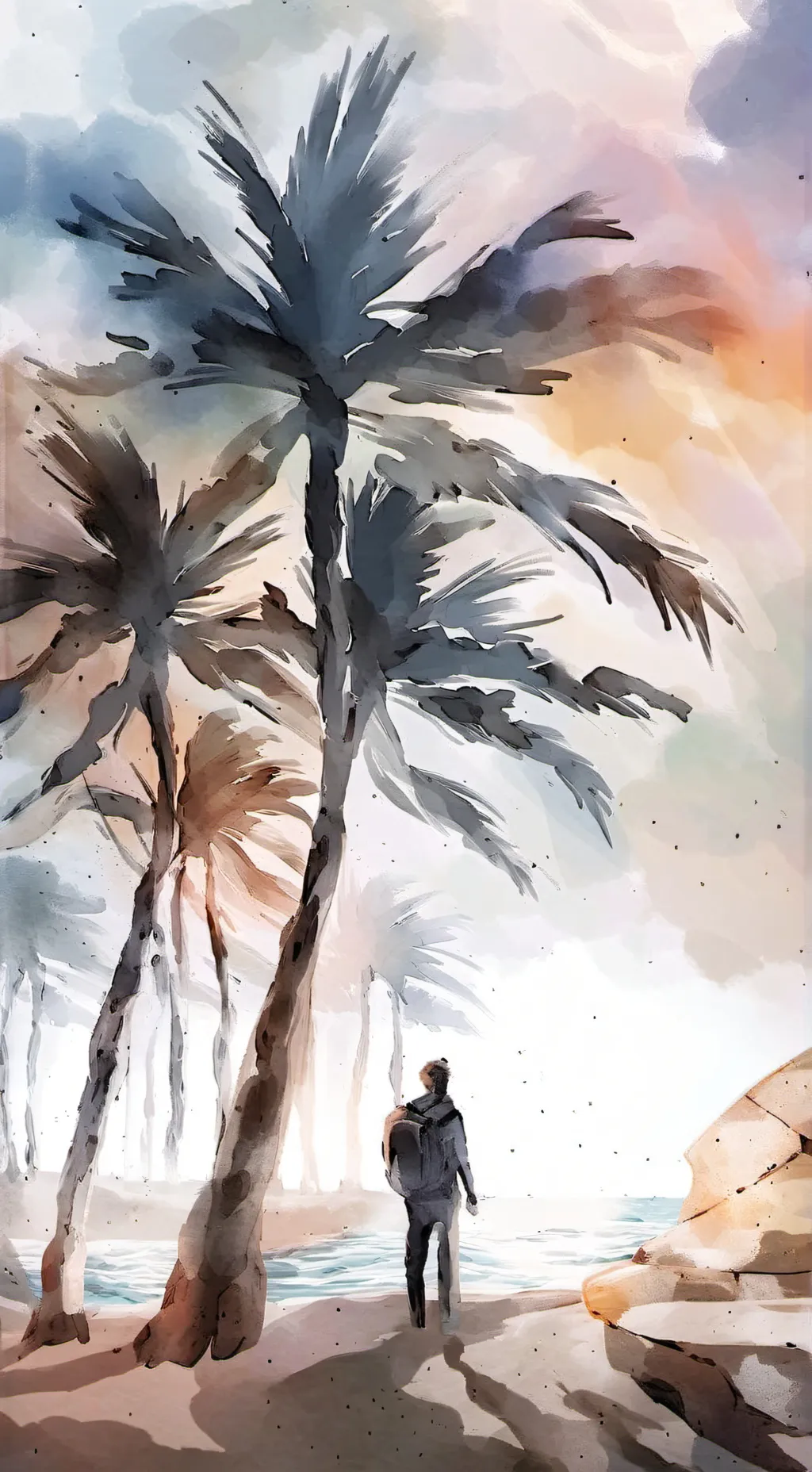 ai character: HH Hot day background