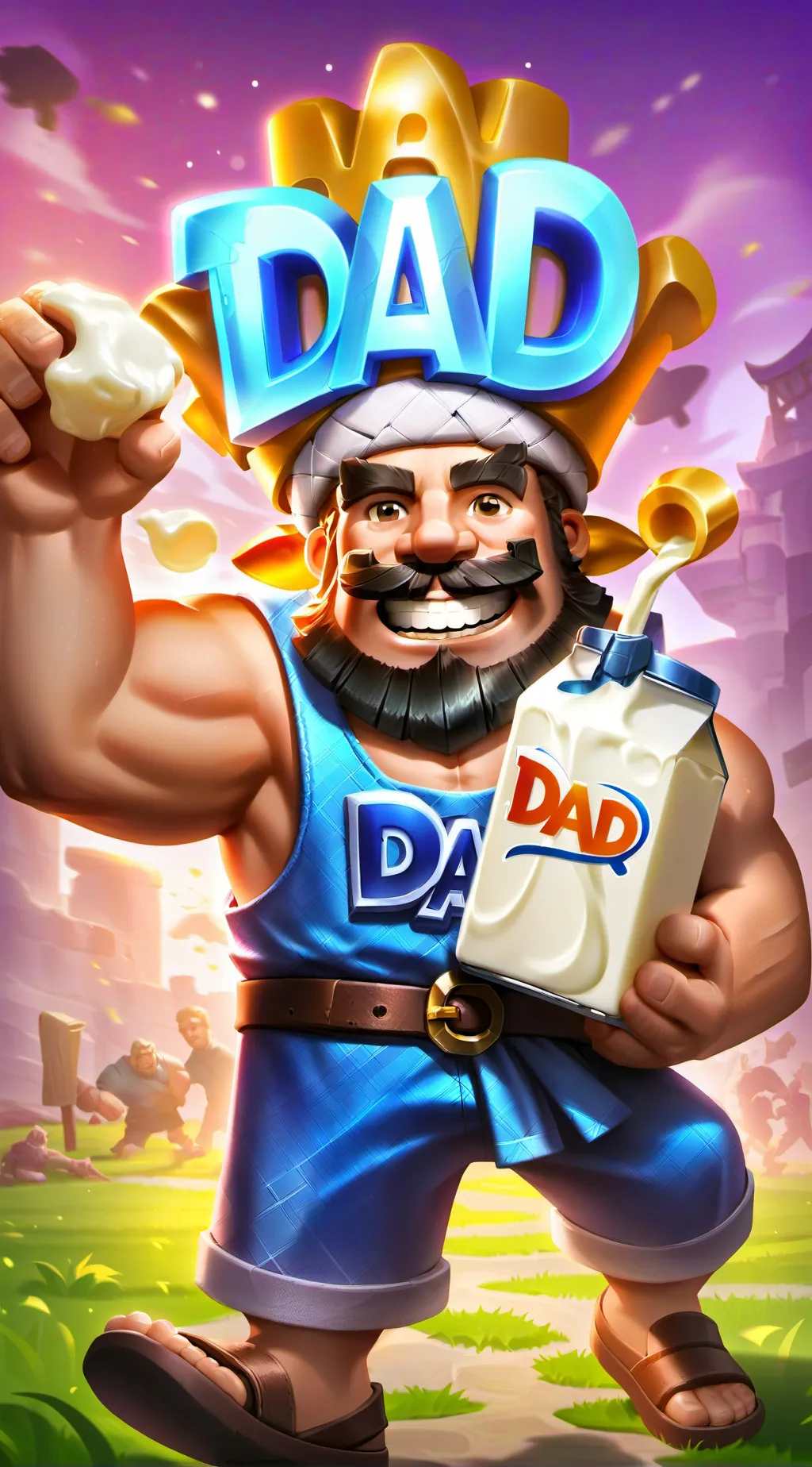 ai character: your dad background