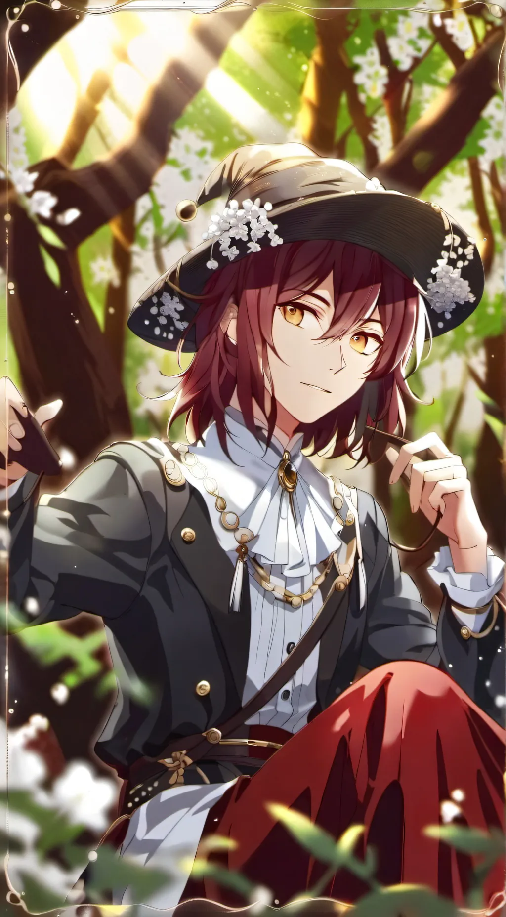 ai character: MHA road trip  background