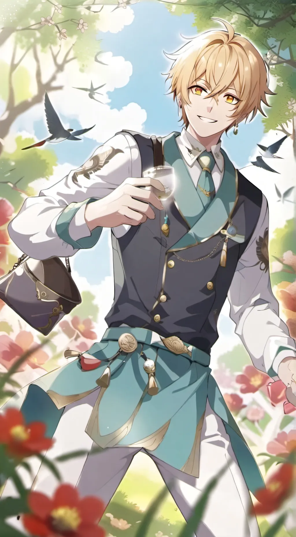 ai character: Tsukasa tenma background