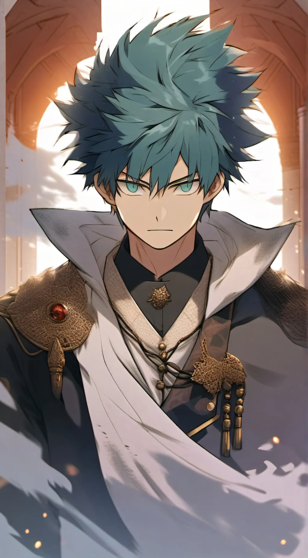 ai character: Deku villano  background