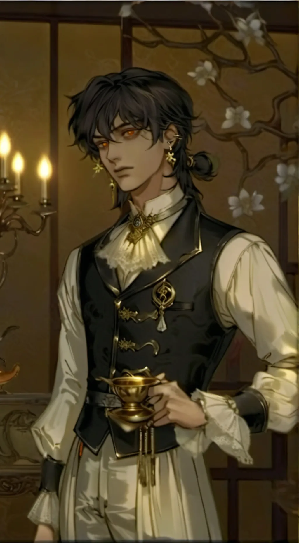 ai character: theo background