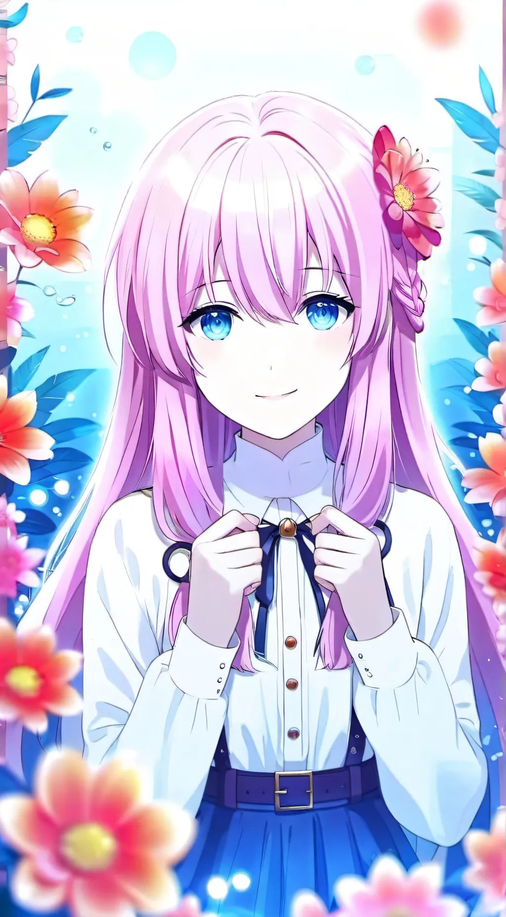 ai character: Megurine Luka background