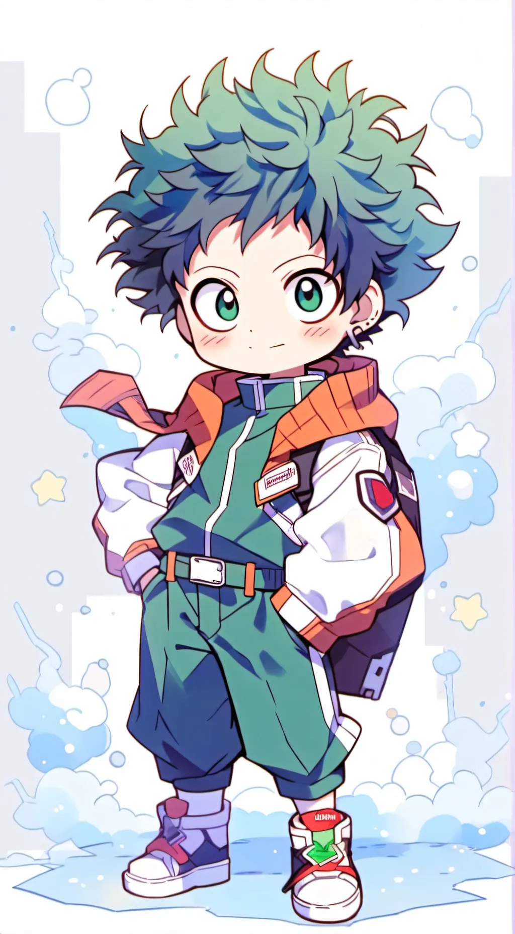 ai character: Izuku Midoriya background
