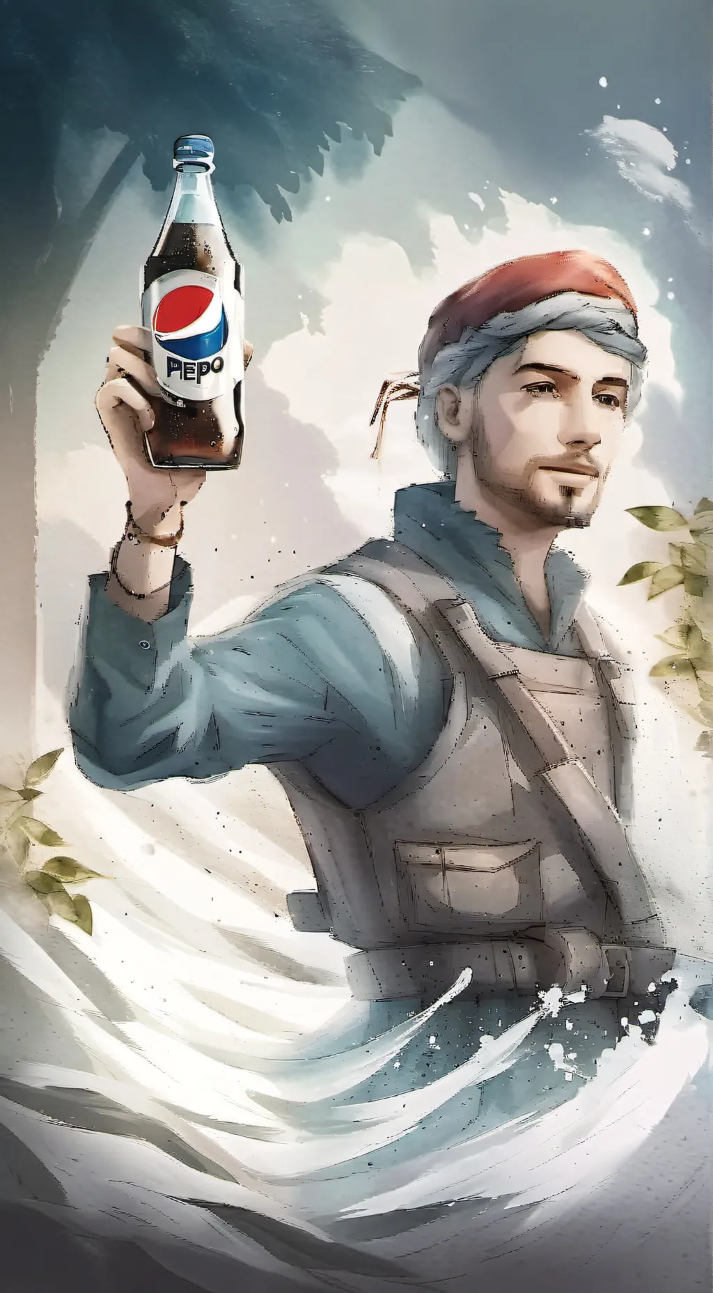 ai character: pepsi background
