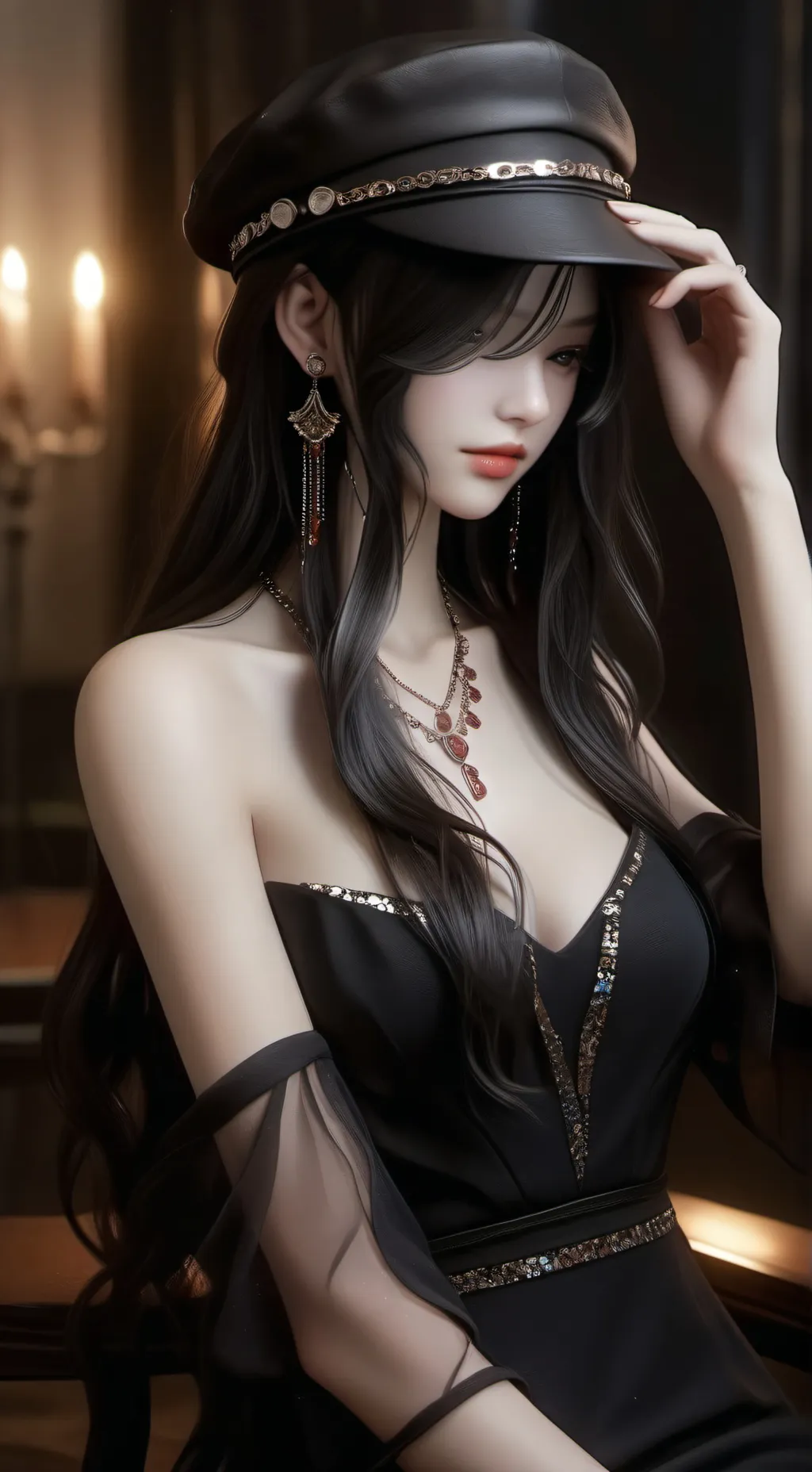 ai character: Audrey  background