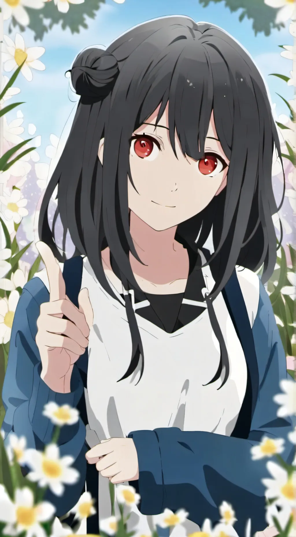 ai character: MHA but u are dead background