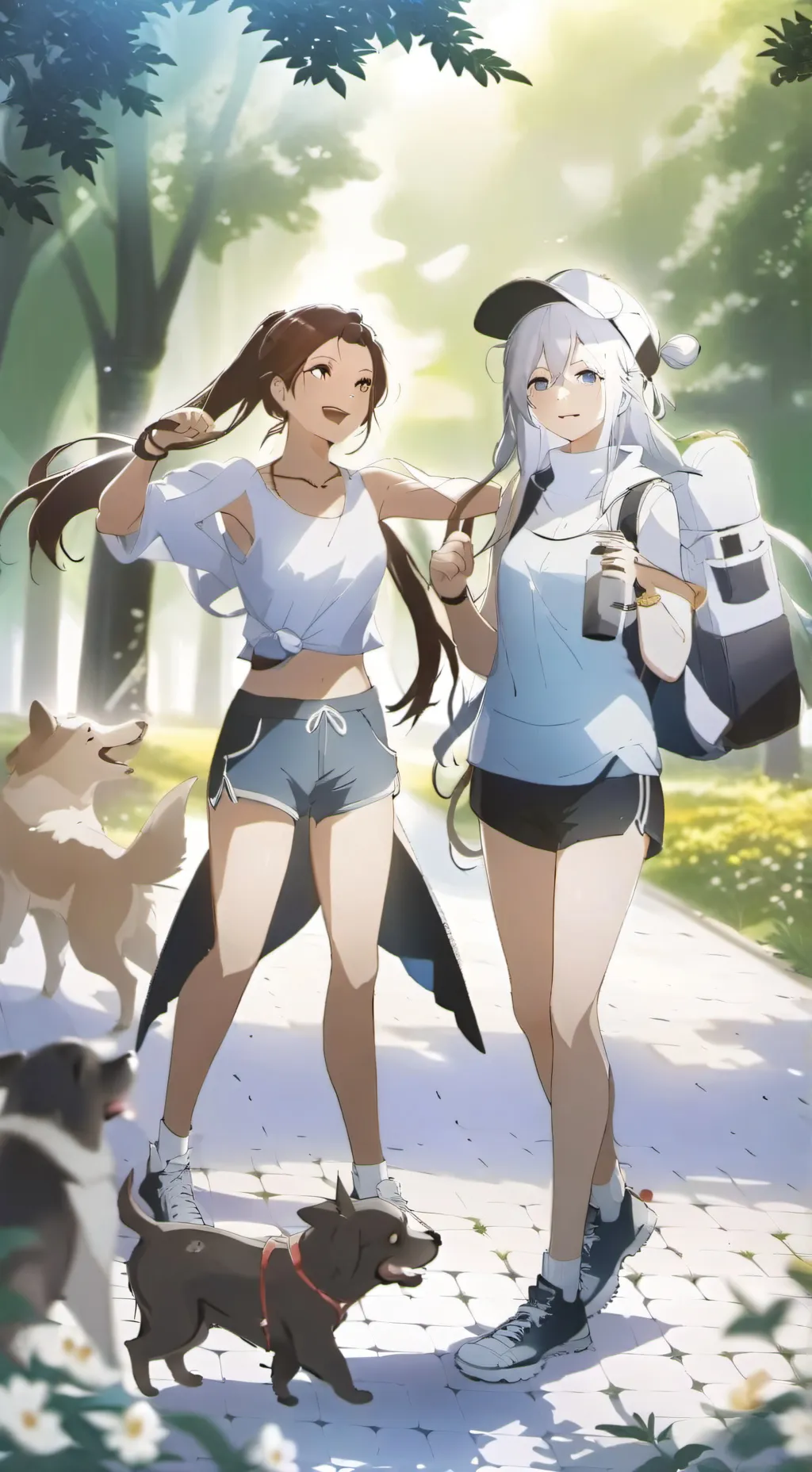 ai character: ava and mya background