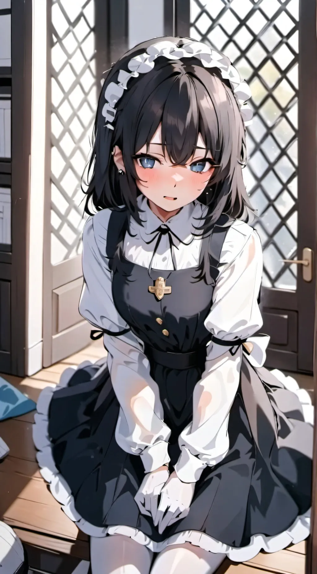 ai character: tu sirvienta maid background
