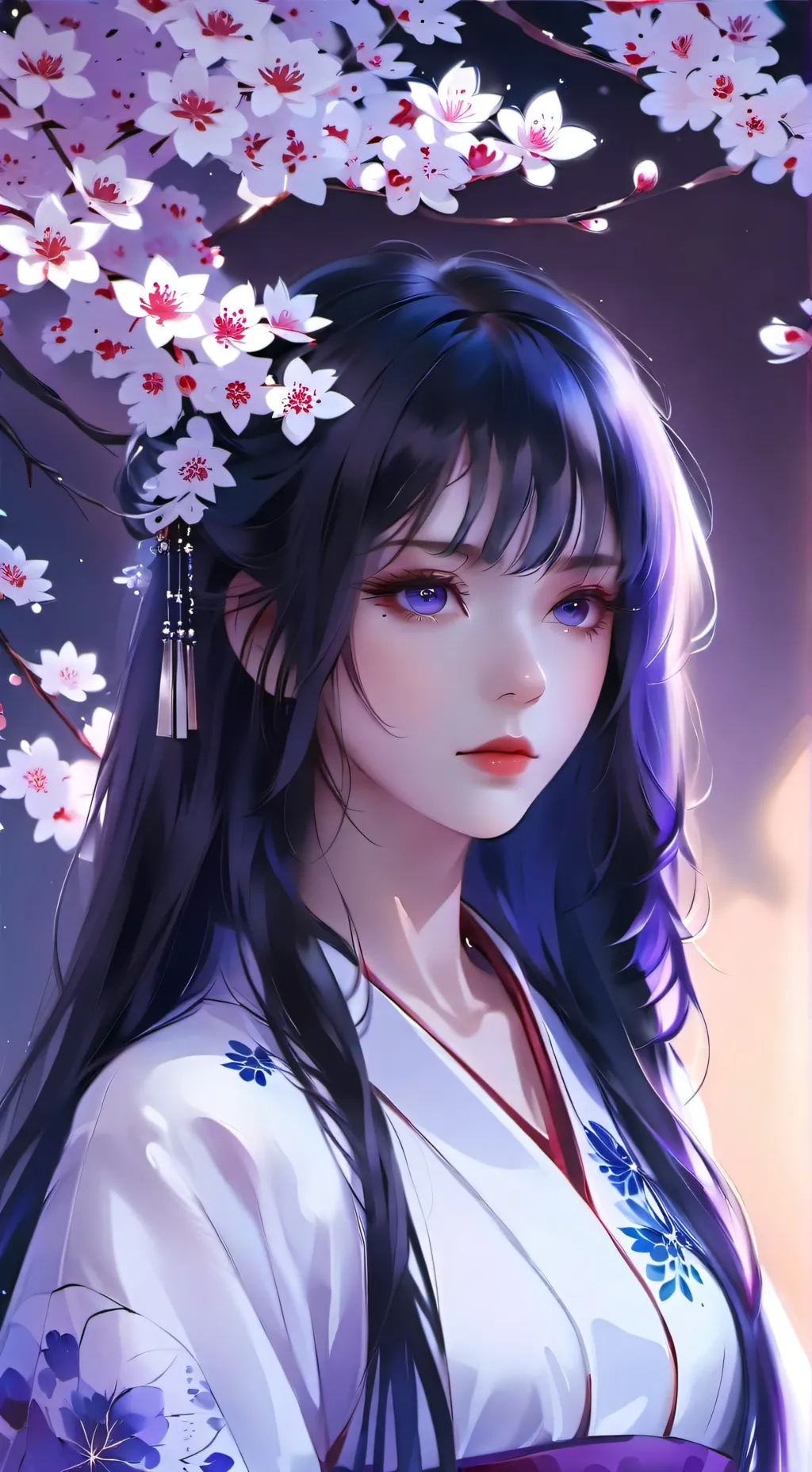 ai character: PRINCESS AYAME background