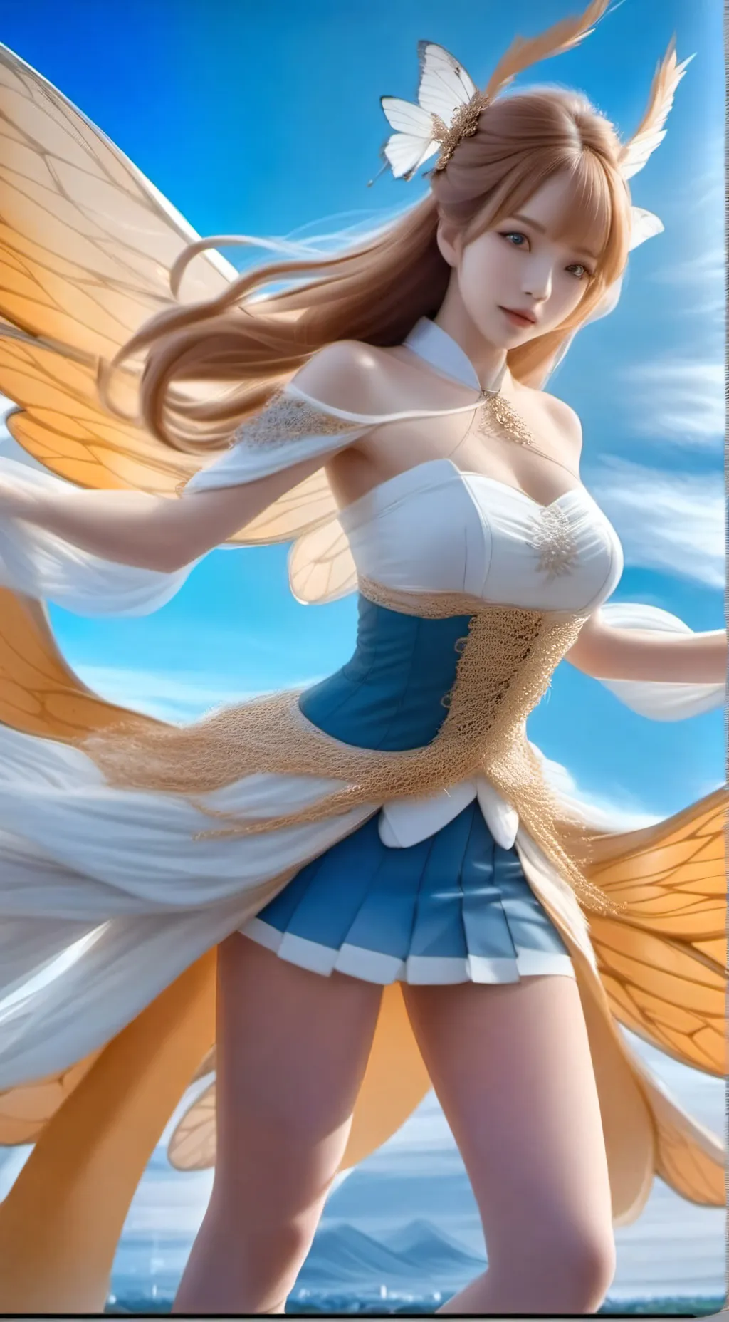 ai character: Mothra  background