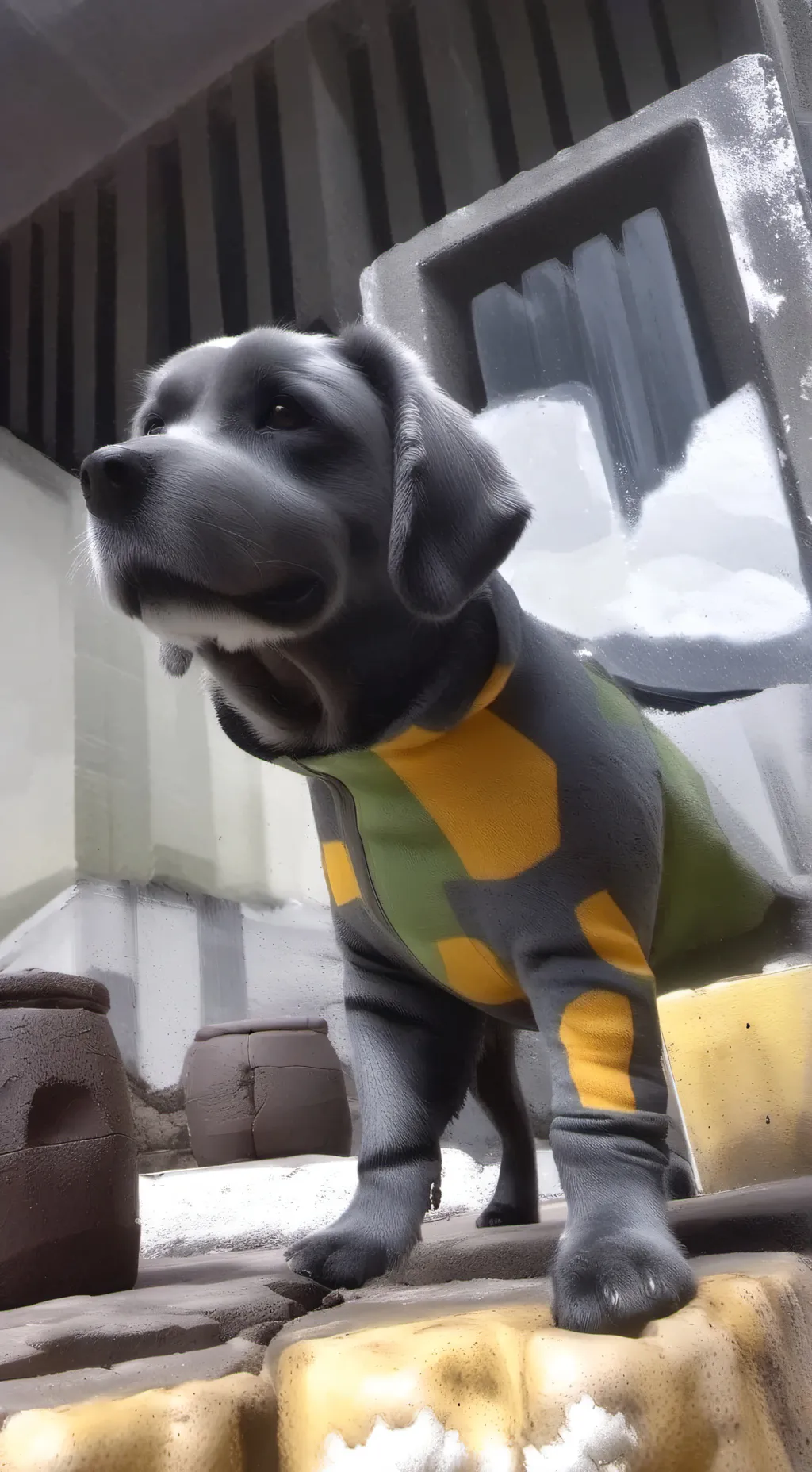 ai character: el perro roci background