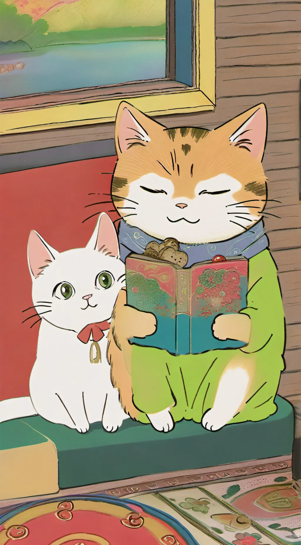 ai character: Gato background