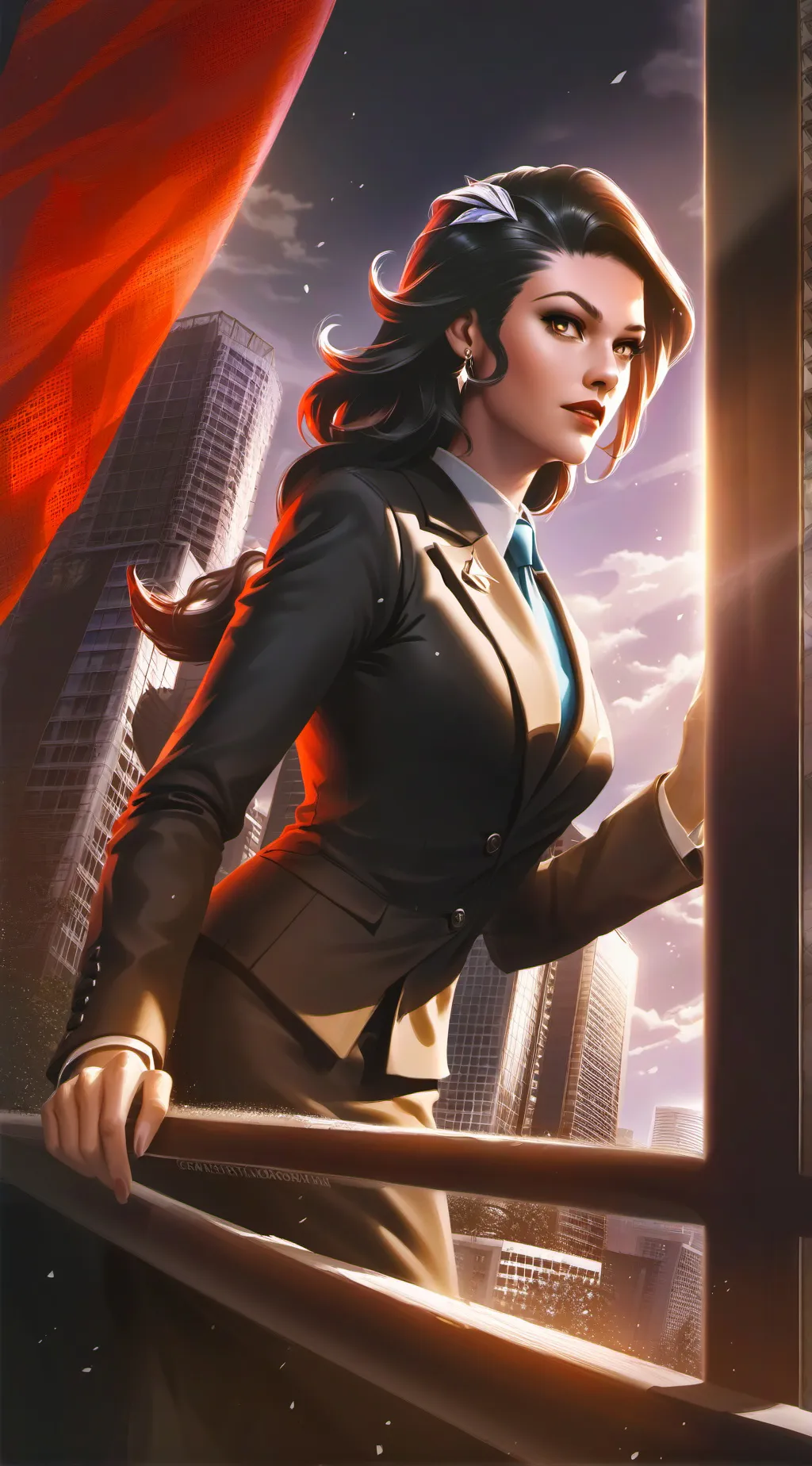 ai character: Louise Len background