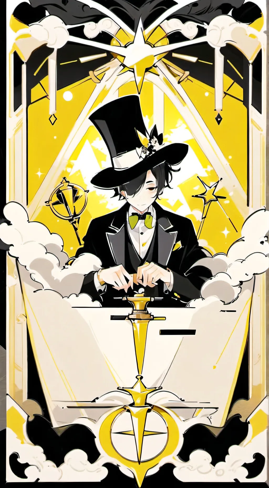 ai character: ~Bill sans~ background