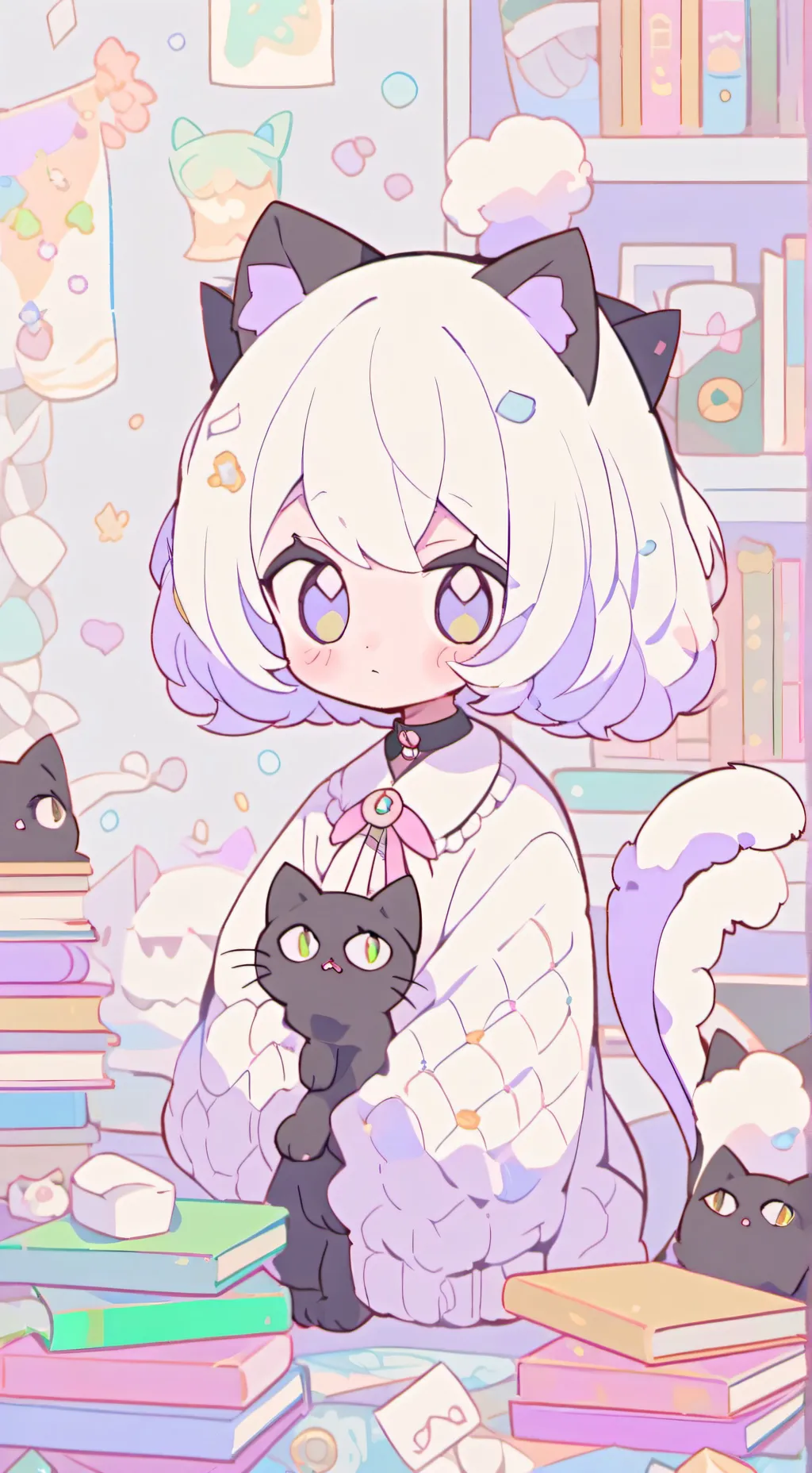 ai character: Nyx the Raven Spir background