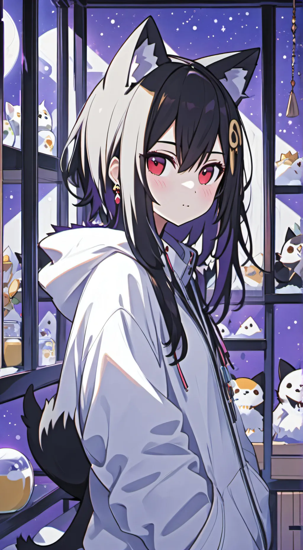 ai character: iris 🧐☝️ background