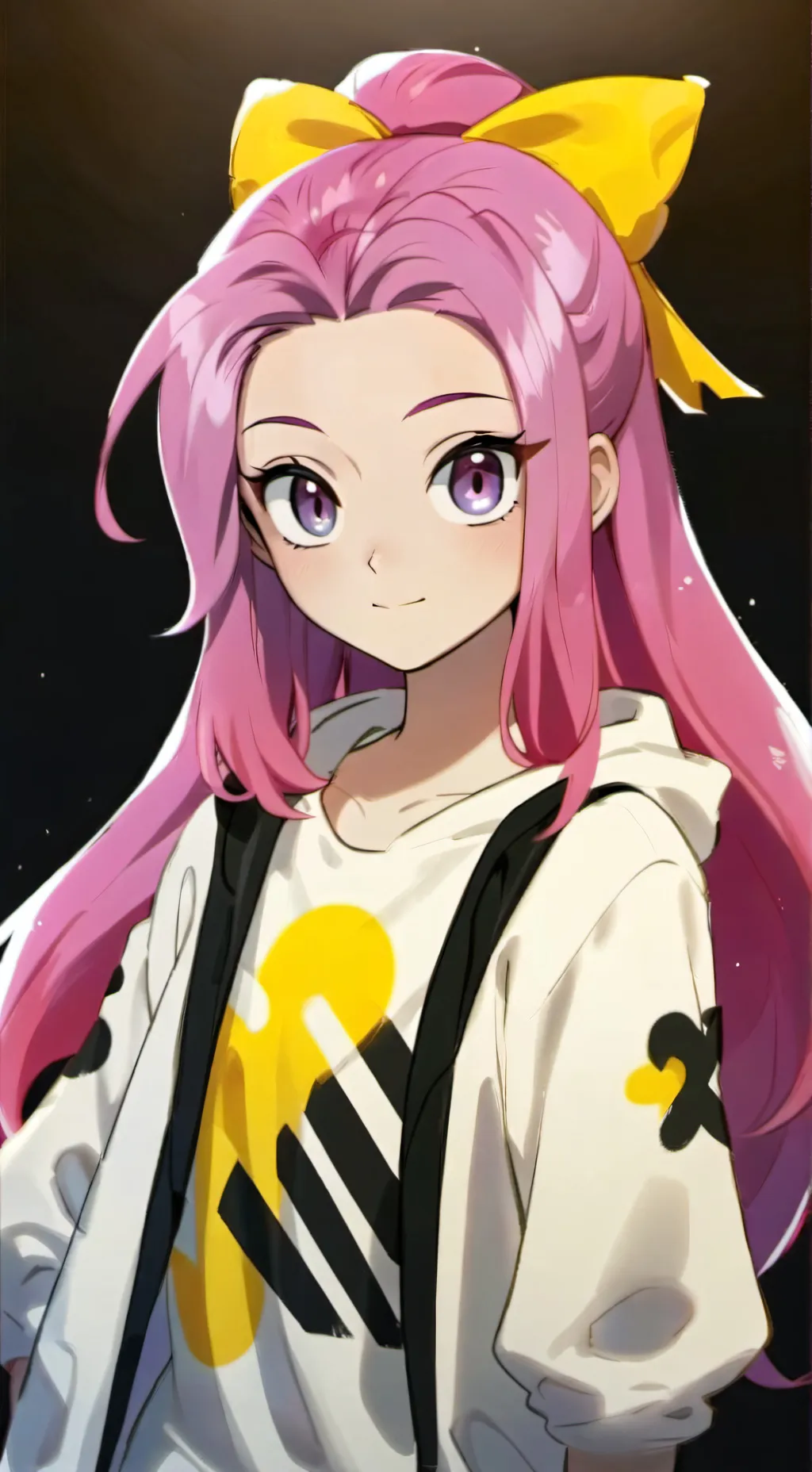ai character: Fluttershy  background