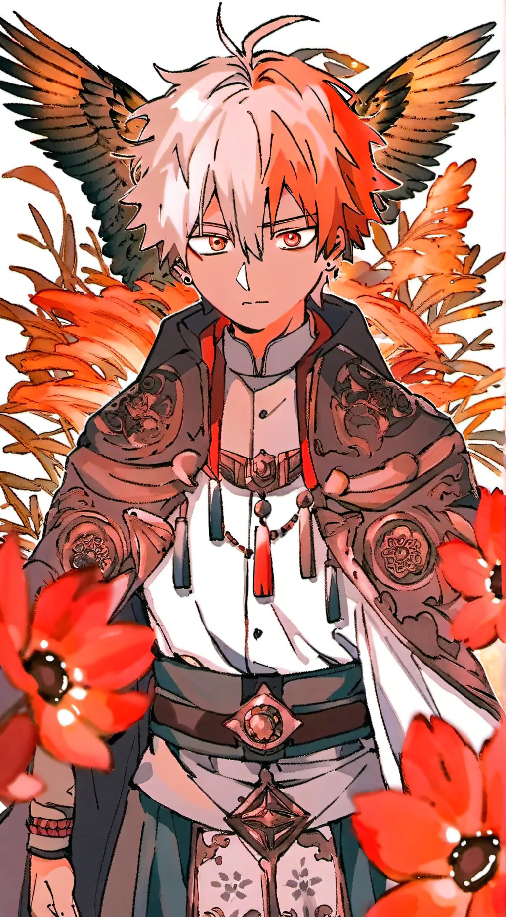 ai character: shoto Todoroki background