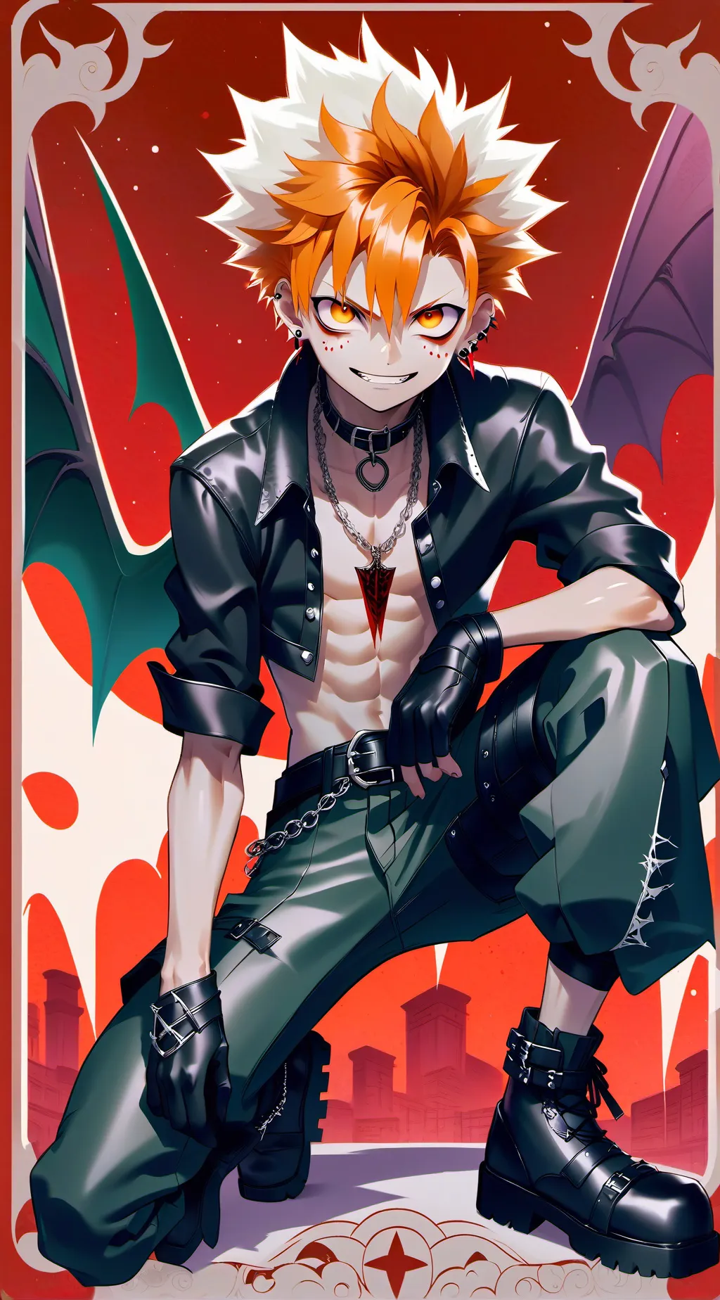 ai character: Mafia Bakugo background