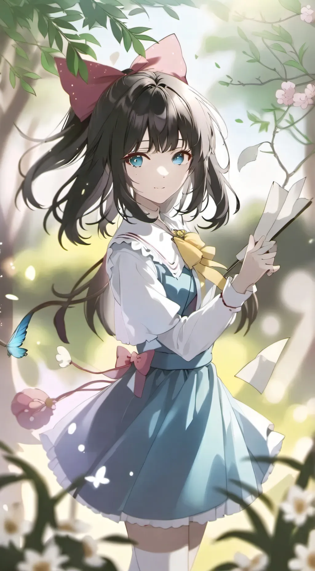 ai character: Escuela nueva background