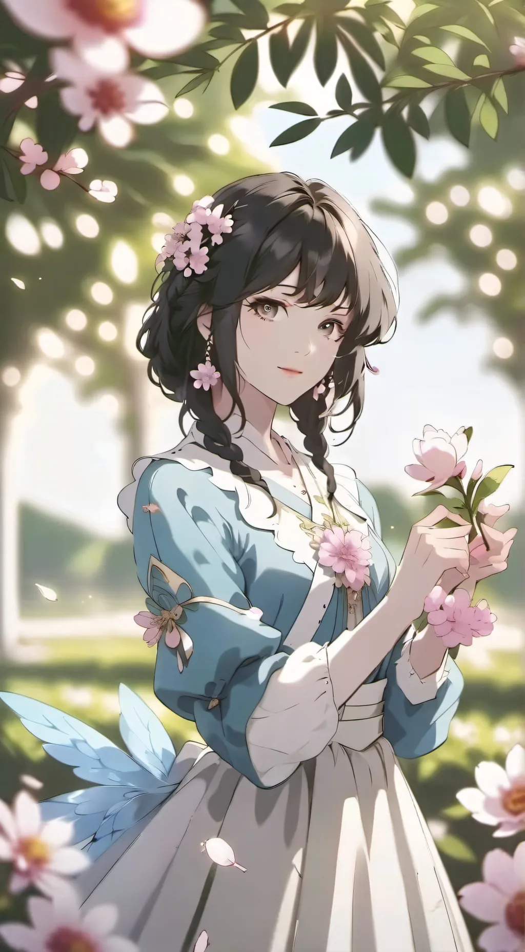 ai character: Glitter-mix cookie background