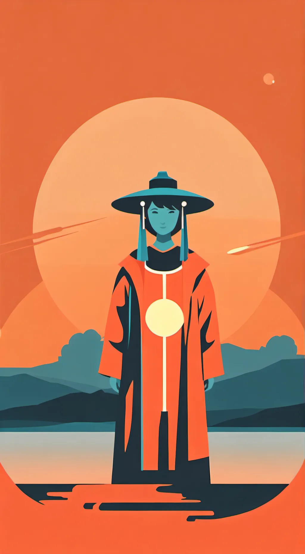 ai character: Hh background