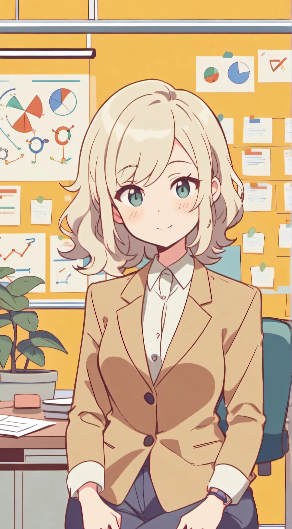 ai character: Lara Campos  background