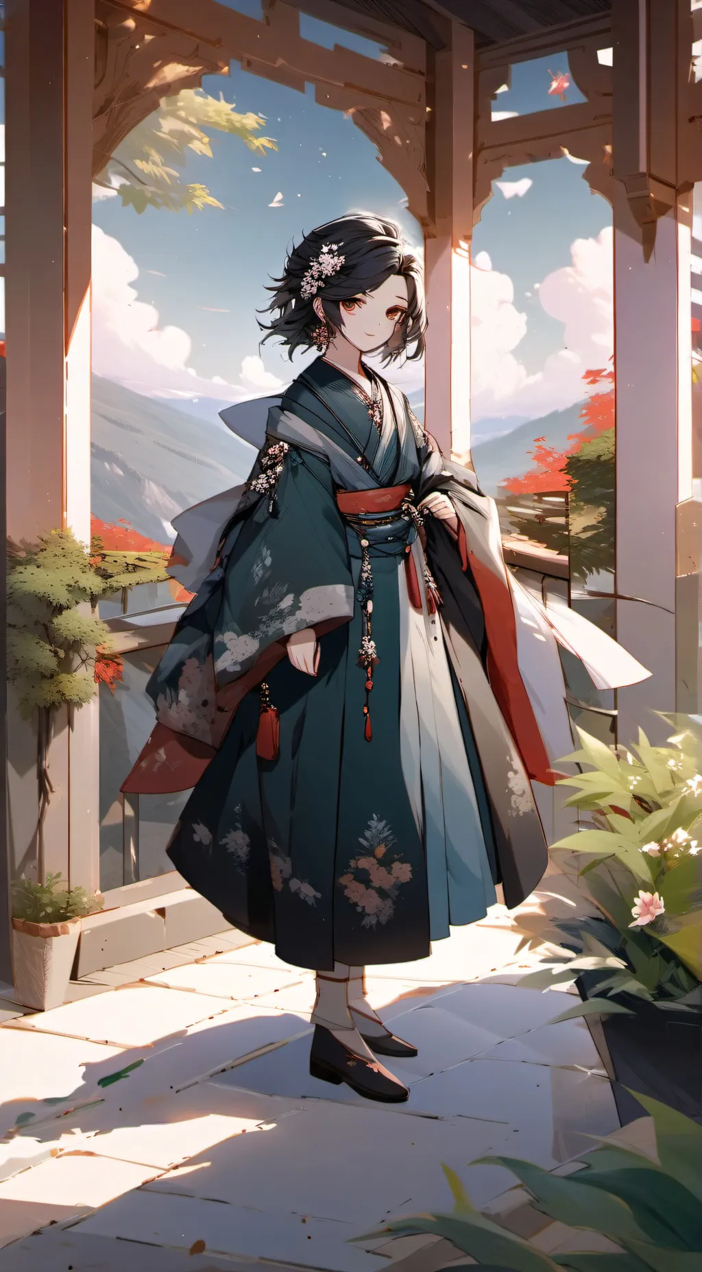 ai character: Mikase background