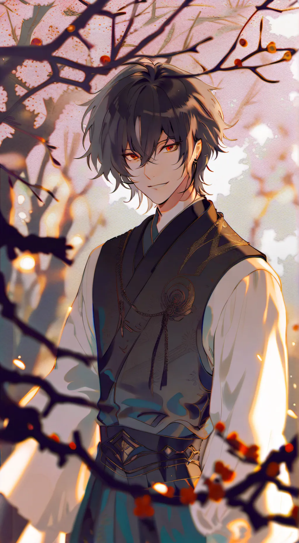 ai character: le prince azur  background