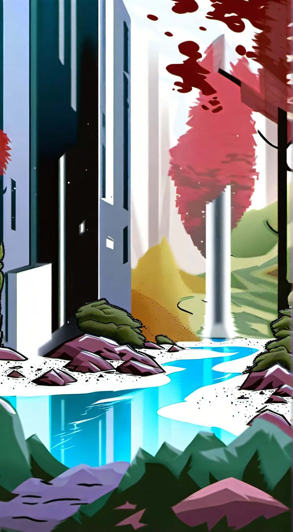 ai character: loxo land background